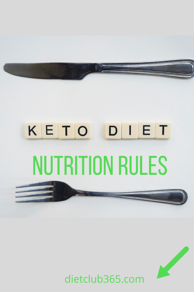 keto diet nutrition rules dietclub365.com