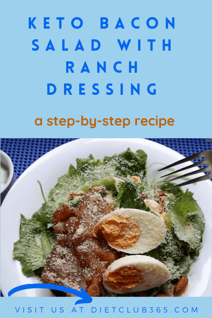 Keto Bacon Salad with Ranch Dressing
