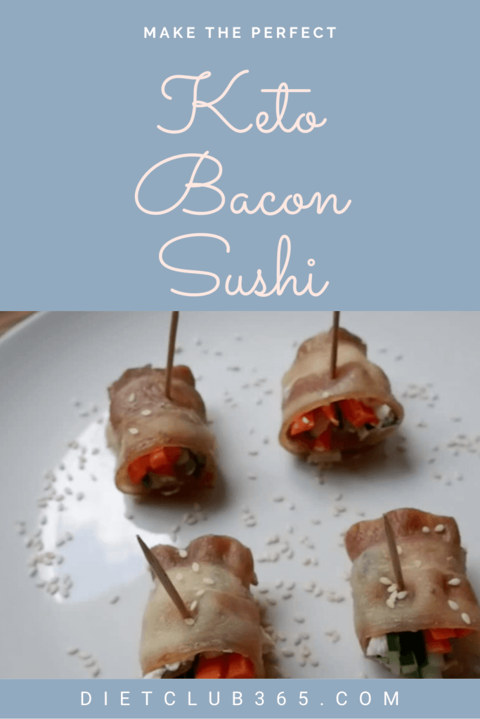 Keto Bacon Sushi 1