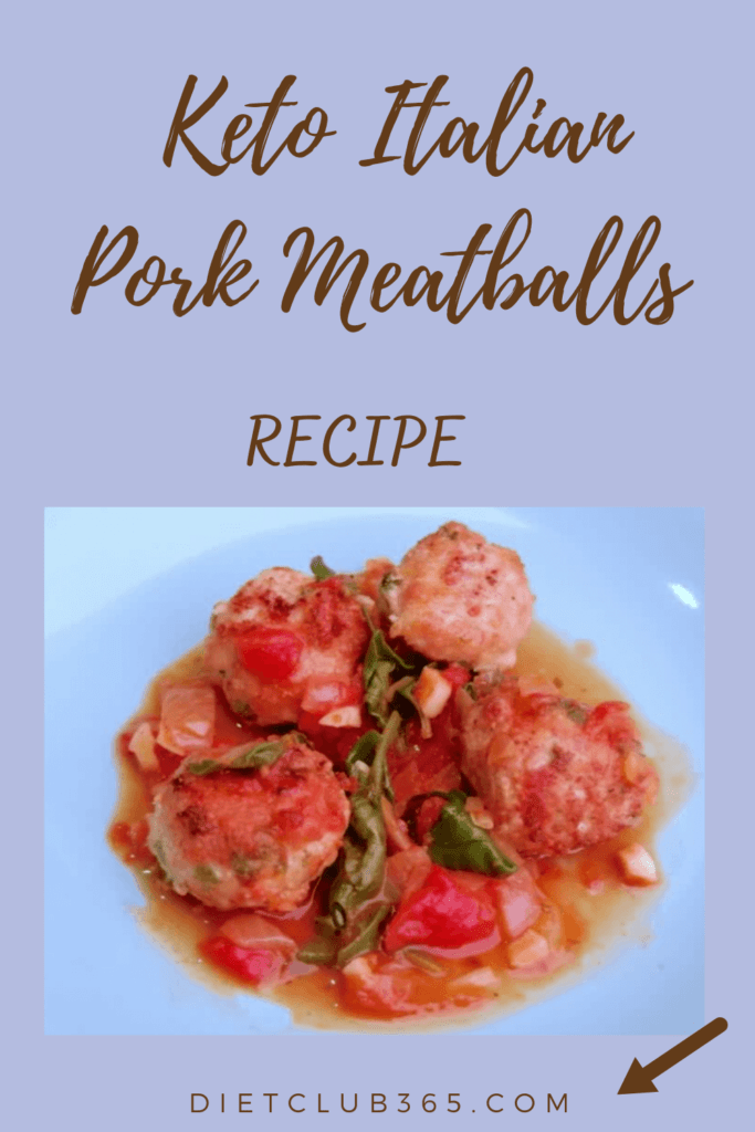 Keto Italian Pork Meatballs