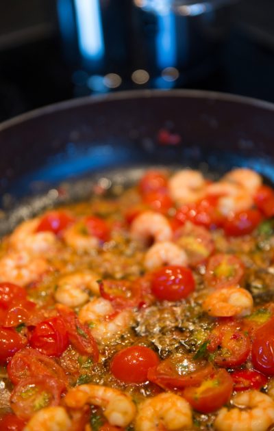 shrimp with tomatoes